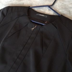 🕷 Tahari Blazer / Suit Jacket Black EUC